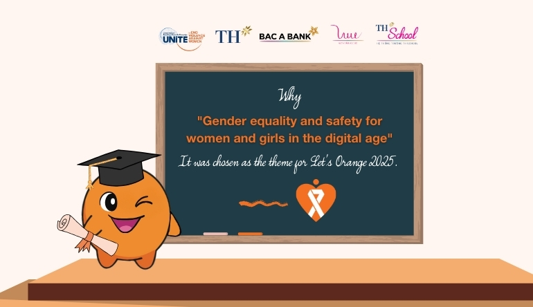 What is the topic of the Let's orange campaign in 2025? Where does the inspiration for this theme come from?